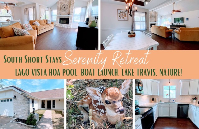 Serenity Retreat, Escape the City, Nature, Lake Travis