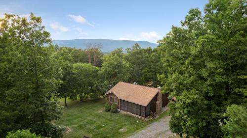 Shenandoah dog friendly cabin with river access, hot tub, fire pit, BBQ, outdoor dining