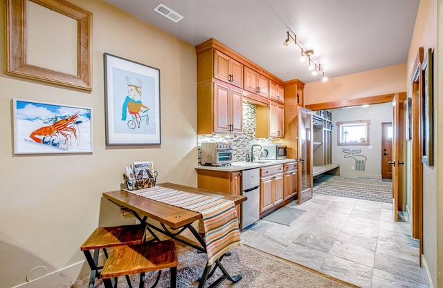 Ski-in/ski-out studio with air hockey table, foosball table, & free WiFi