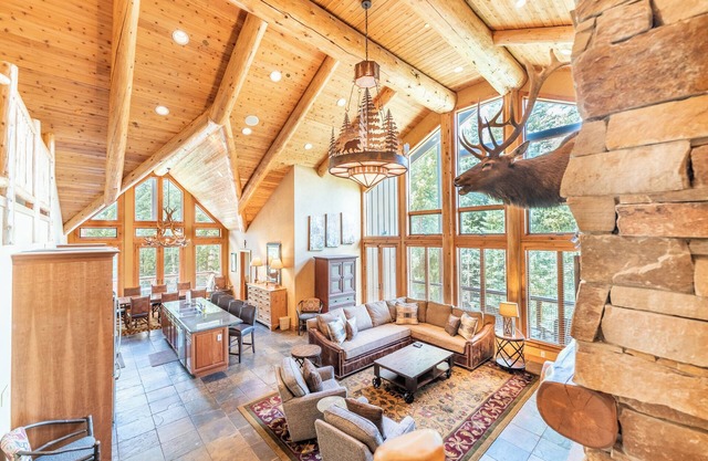 Skip the Ritz—Renovated Ski-In/Ski-Out Penthouse with Soaring 25-Ft Ceilings