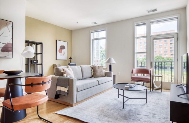 Sleek Hoboken 1BR w/ Gym, W/D & Elevator, near Waterfront, by Blueground
