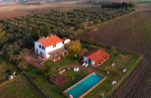 Small but nice-the countryside around, the sea nearby, the pool next door