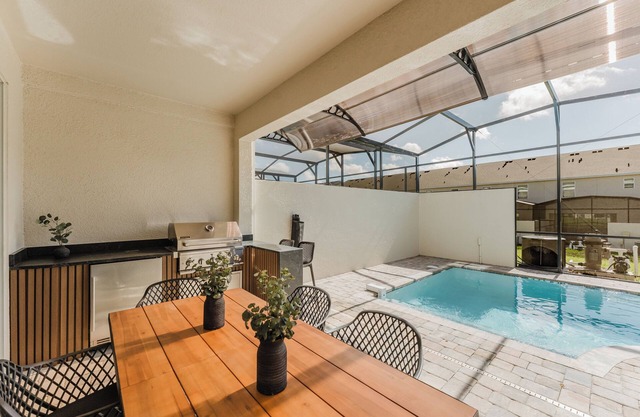 Solara Themed 6BR Near Disney Pool SummerKitchen