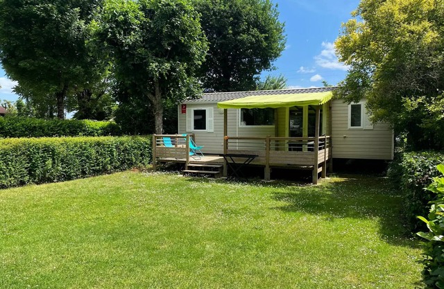 SOLE CAMPING * - Mobil'home Trigano GRAND CONFORT 3 chbres 6 pers + 1 bébé, TV 6 à 7 personnes - 6 pers. inclus dans le tarif