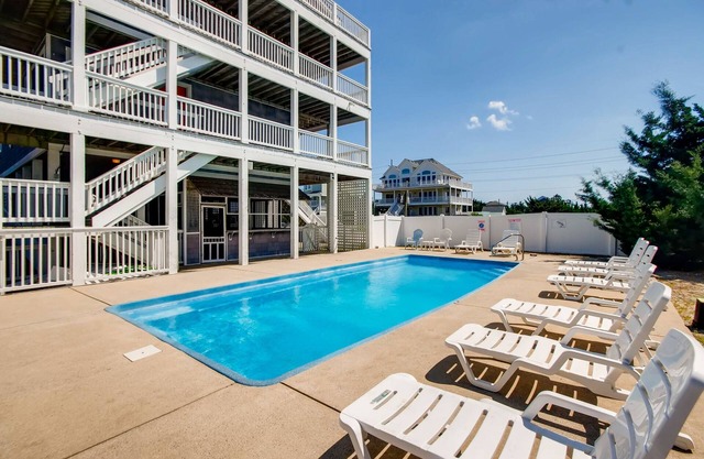 Soundside Home w/Pool, Hot Tub, Elevator, Game Room, Tiki Bar, and Much More!