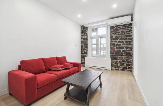 Spacious 2-bed/1-bath in the heart of Old Montreal, European architecture