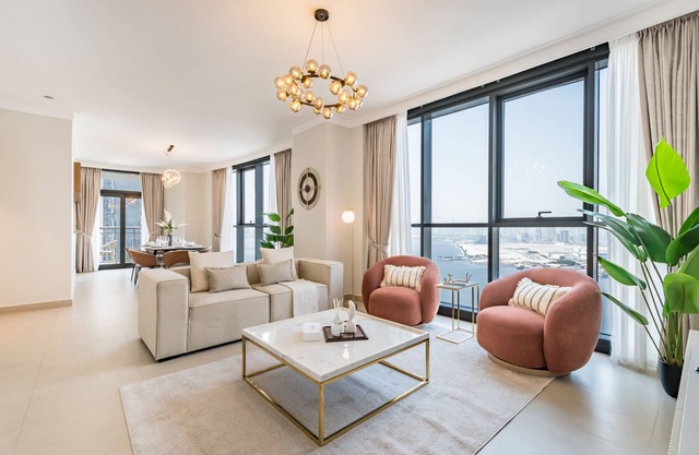 Spacious 3BR with AsstRoom and Stunning Creek Views in The Dubai Creek Residences South Tower 1