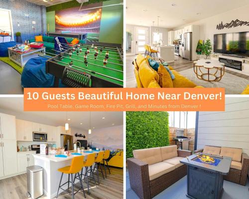 Spacious 4BD Near Denver w BBQ, Game Room & Office