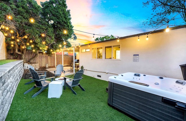Spacious 4BR Retreat w/Hot Tub, Fire Pit & Patio