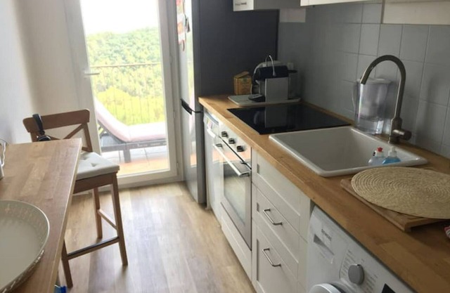 Spacious and quiet rental flat with an amazing view