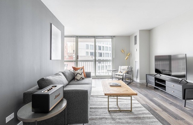 Spacious Gold Coast 1BR, w/W/D, Gym nr Magnificent Mile by Blueground