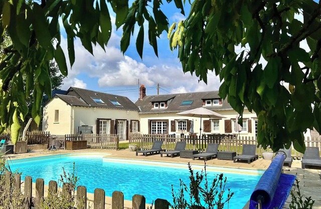 Spacious residence with swimming pool in the Perche region of France