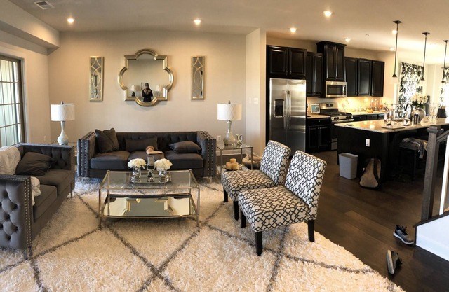 Spacious Top Condo, Grand Master suit and covered patio with a gas fireplace.