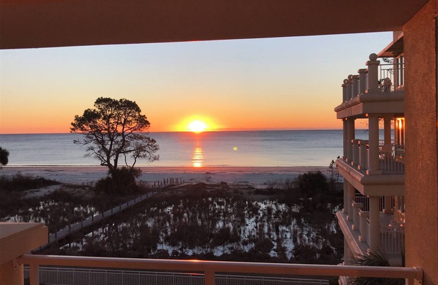 Spectacular ocean view from the wrap around balcony. n