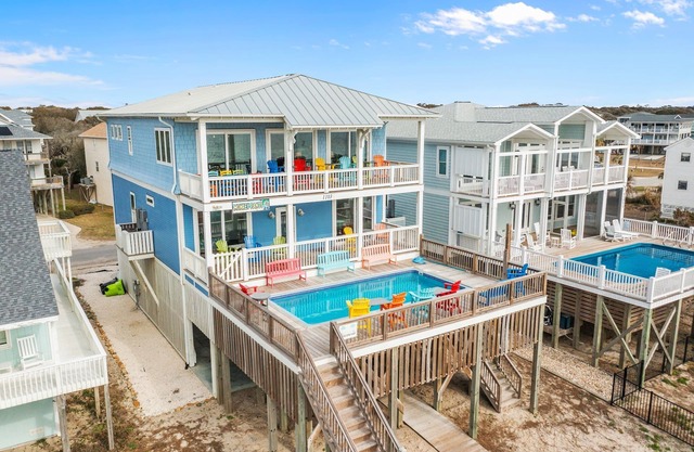 Spectacular Oceanfront Home w/Private Pool & Elevator Overlooking the Pier