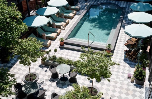 Standard King Room at Anna & Bel with In-Room Wet Bar and Garden Courtyard