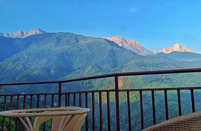 Starlit Dome by Heaven's View B&B Mcleod Ganj 1st and only geodesic wooden dome.