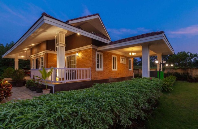 StayVista's Wandering Greens - Mountain-View Villa with Pool, Spacious Lawn & Balcony