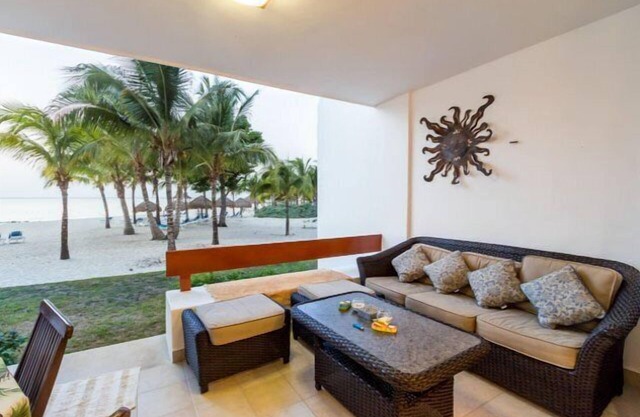 Step off the Terrace and Right onto the Sand