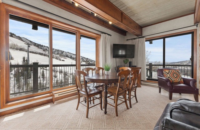 Storm Meadows Club A-219: Ski In/Out, Corner Unit w/Amazing Panoramic Views + Club Amenities