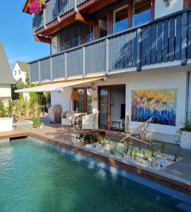 Studio 22, Terrasse,Pool,Sauna,Ofen