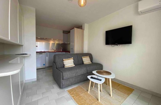 Studio 4pers climatisé accès direct plage