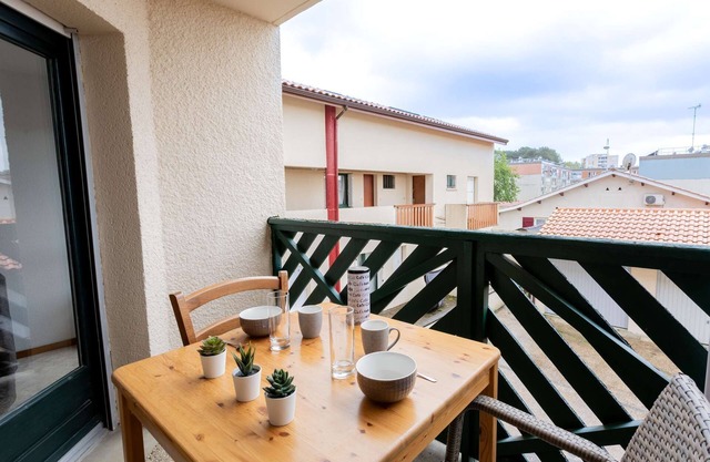 Studio Avec Balcon au Centre Ville de Biscarrosse Bourg