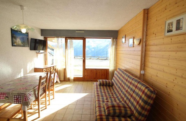 Studio cabine 4 couchages à 150m des pistes avec terrasse et parking - Auris en Oisans - FR-1-297-3