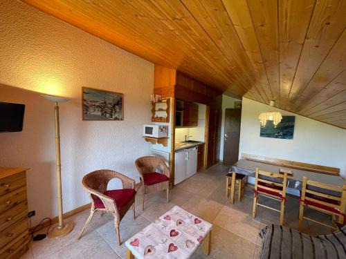 Studio Cabine aux Saisies, 5 pers, balcon sud, garage - FR-1-293-320