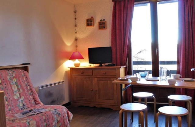 Studio cabine calme, 4 pers, pied des pistes - Risoul 1850 - FR-1-330-194