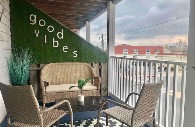 Studio Charm w/Deck, Fireplace & Fooseball!: Walk to Beach, Boardwalk & Dining!