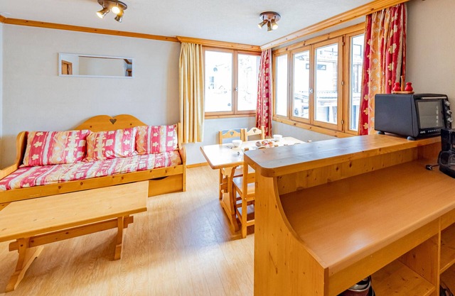 Studio 26m², 4 pers, at the foot of slopes and shops