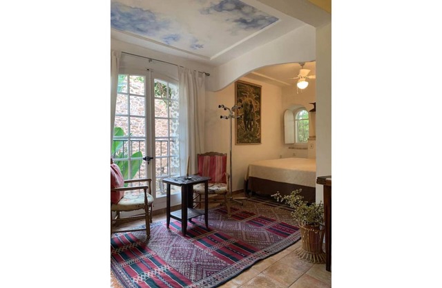 Studio with medieval charm