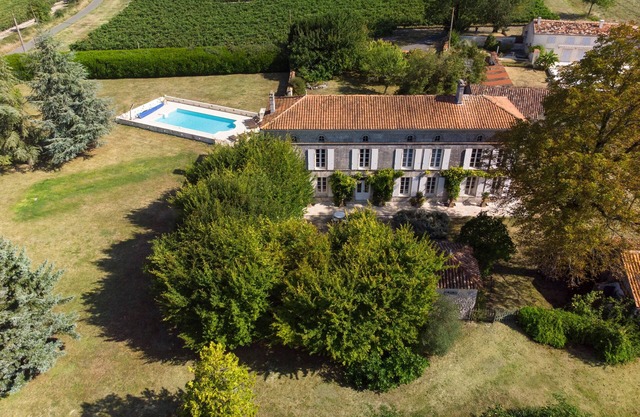 Stunning 18th Century Charentais Logis with Swimming Pool near Cognac