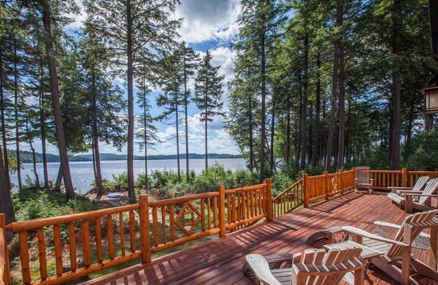 Stunning and Private Waterfront Home on Upper Saranac Lake
