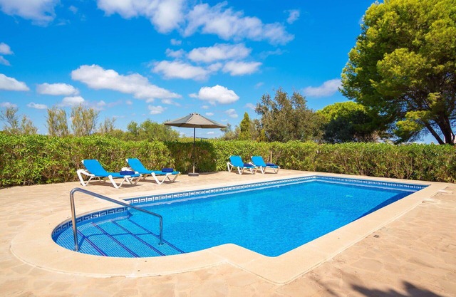 Stunning private villa for 8 guests with A/C, private pool, WIFI, TV, patio and panoramic view