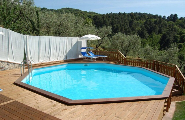 Stunning private villa with WIFI, private pool, A/C, TV, terrace and panoramic view, close to Lu.