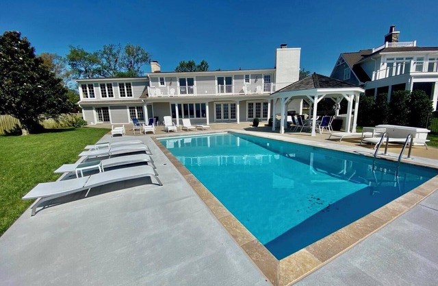 Stunning Rehoboth Bayfront Home with Pool & Panoramic Views, Steps from Beach!