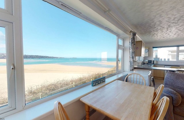 Stunning views across St. Ives Bay and located on the South West Coastal Path