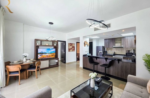 Stylish 1BR with Dining, Balcony & Kitchen Al Reef