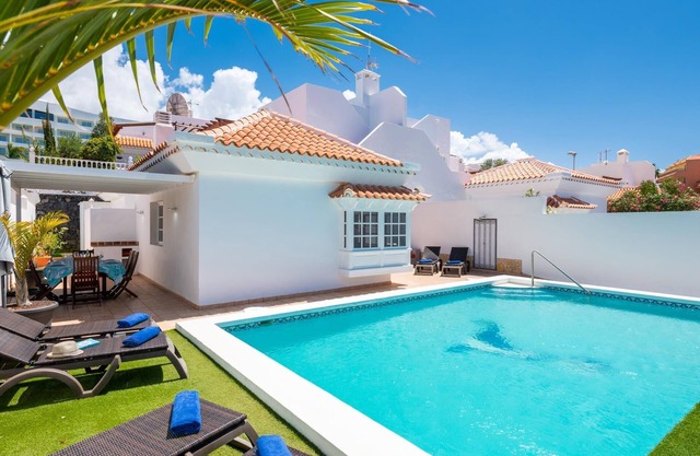 Stylish spacious 3 bedroom holiday home with pool in La Caleta, Costa Adeje
