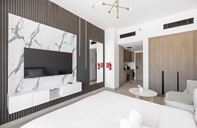 Stylish Studio in New residence with pool and gym