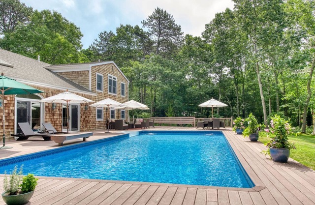 Summer fun at our private Wainscott retreat… 5 min to beach!