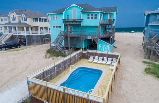 SUMMER SAVINGS - Oceanfront Dog Friendly w/Pool, Hot Tub, Elevator, Game Room