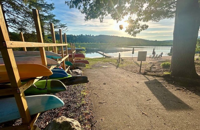 Sun Filled Lake House Living