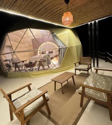 Sunset domes private camp