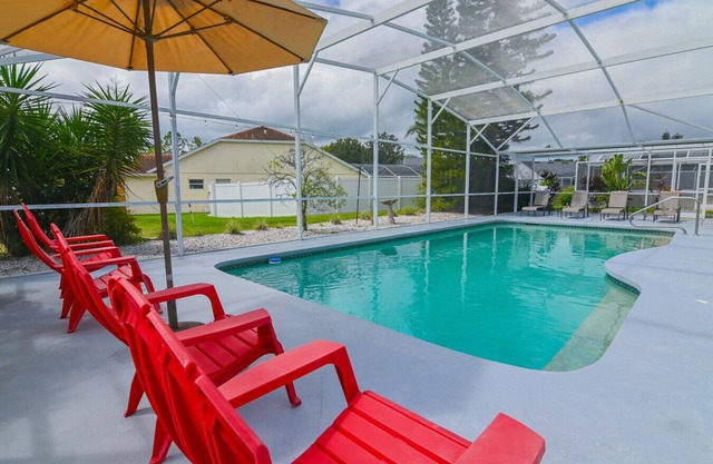 Sunshine Serenity Villa – 4BR Davenport Home with Private Pool near Disney