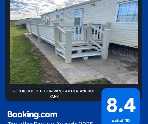 Superb 8 Berth Caravan, Golden Anchor Park