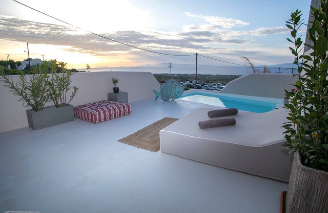 Superior Santorini Villa | 2 Bedroom Villa | Private Jetted Pool & Amazing Sea.