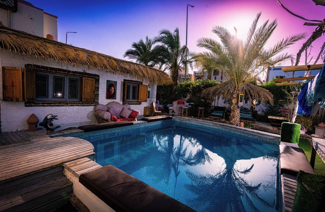 Surfers Lounge Dahab Lagoon with Swimming-Pool exclusive & private